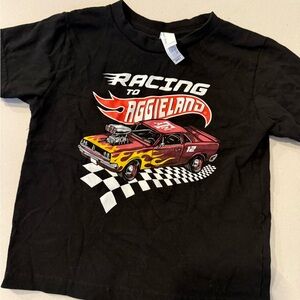 Black Racing Graphic T-Shirt